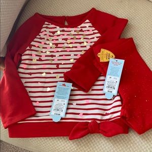 Toddler Hearts and Sparkles - BRAND NEW WITH TAGS